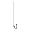 Kupaonski radijator RAY 25W/230V 110x30 cm IP44 inox/bela