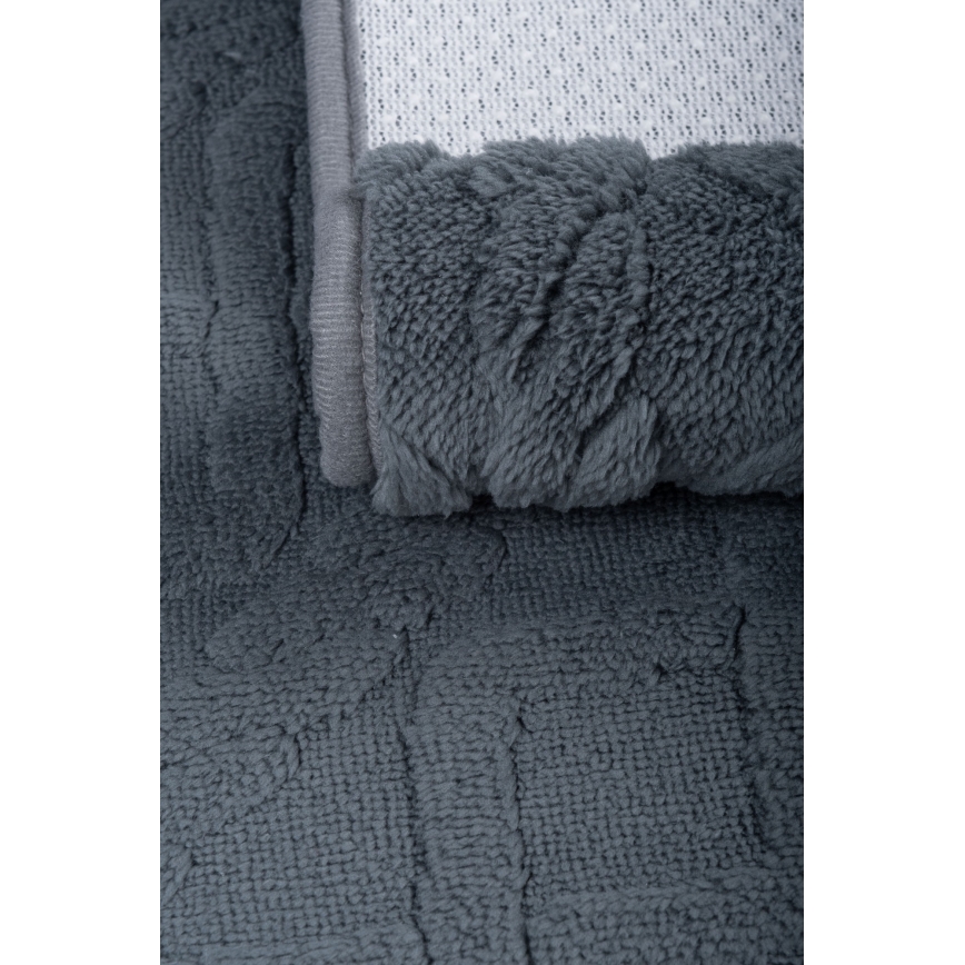 Kupatilska prostirka NEW STYLE 3D 60x90 cm siva