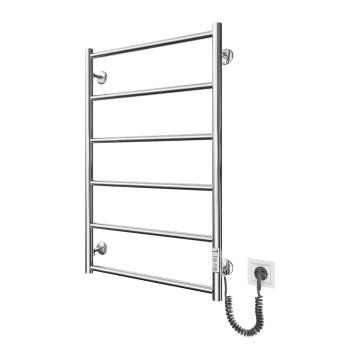 Kupatilski ljestvičasti radijator CLASSIC 110W/230V 80x53 cm nerđajući čelik/sjajni hrom desna