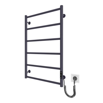 Kupatilski merdevinski radijator CLASSIC 110W/230V 81x52 cm inox/antracit desni