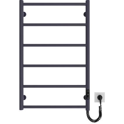 Kupatilski merdevinski radijator CLASSIC 110W/230V 81x52 cm inox/antracit desni