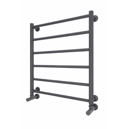 Kupatilski merdevinski radijator INOX FLAT 122W/230V 57x43 cm nerđajući čelik/antracit