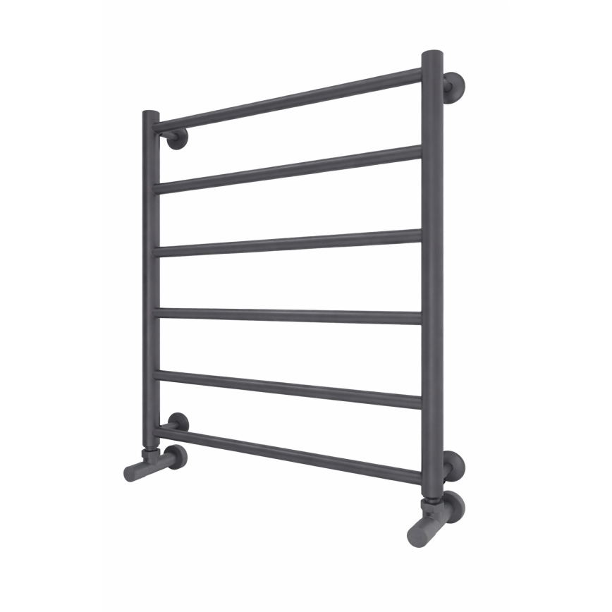 Kupatilski merdevinski radijator INOX FLAT 122W/230V 57x43 cm nerđajući čelik/antracit