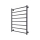 Kupatilski merdevinski radijator INOX FLAT 163 W/230 V 77 x 53 cm nerđajući čelik/antracit