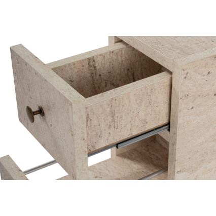 Kupatilski ormarić MELODY, dekor bežeg mermera