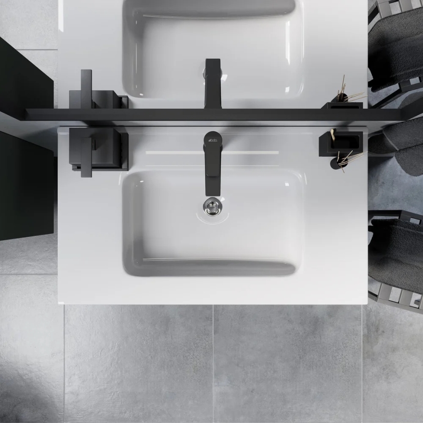 Kupatilski ormarić sa umivaonikom MOLDE 80 cm u zelenoj boji