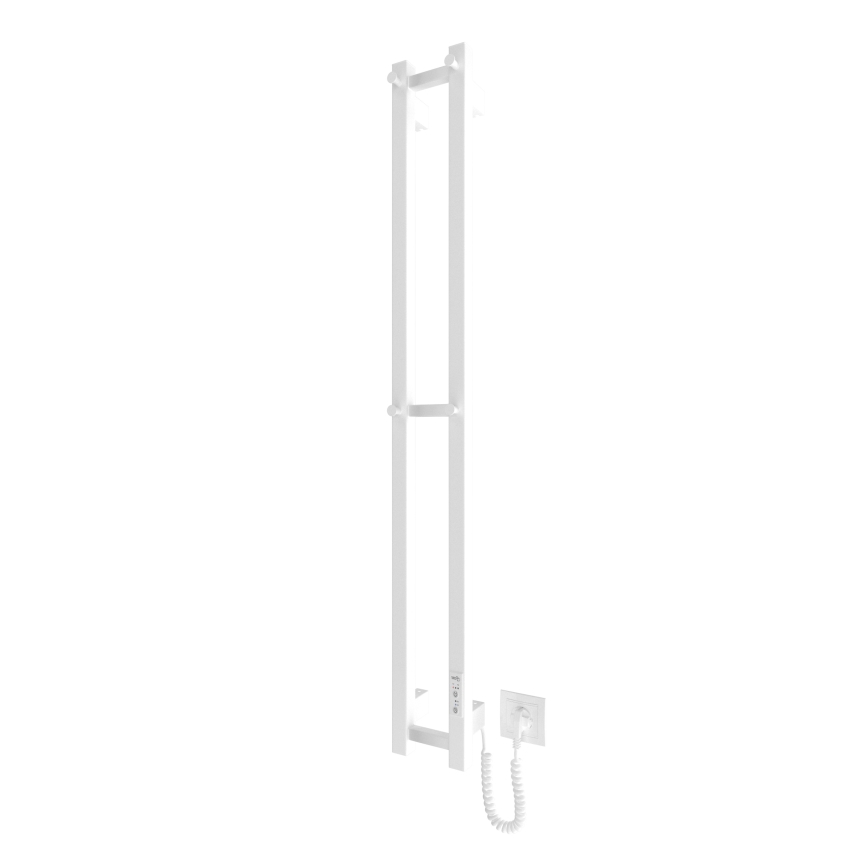 Kupatilski radijator HF SLIM 80W/230V 117x14 cm, beli, pravougaoni