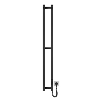 Kupatilski radijator HF SLIM 80W/230V 117x14 cm, crni, pravougaoni, IP44