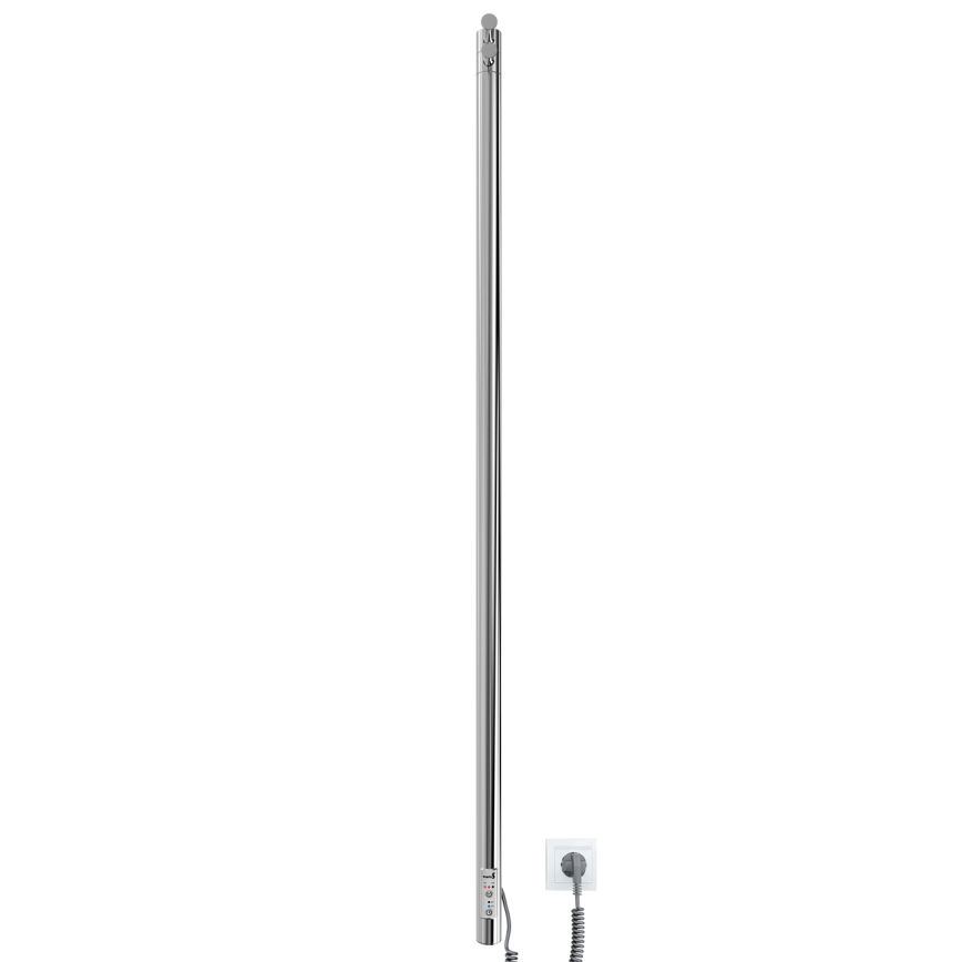 Kupatilski radijator RAY 25W/230V 110x30 cm IP44 nerđajući čelik/sijajni hrom