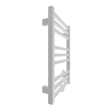 Kupatilski rebrasti radijator HF DERBY 100W/230V 57x43 cm beli desni