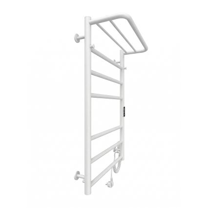 Kupatilski rebrasti radijator HOME 95W/230V 77x53 cm, nerđajući čelik/bela, desna