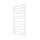 Kupatilski rebrasti radijator INOX TOKIO 233W/230V 117x53 cm nerđajući čelik/bela