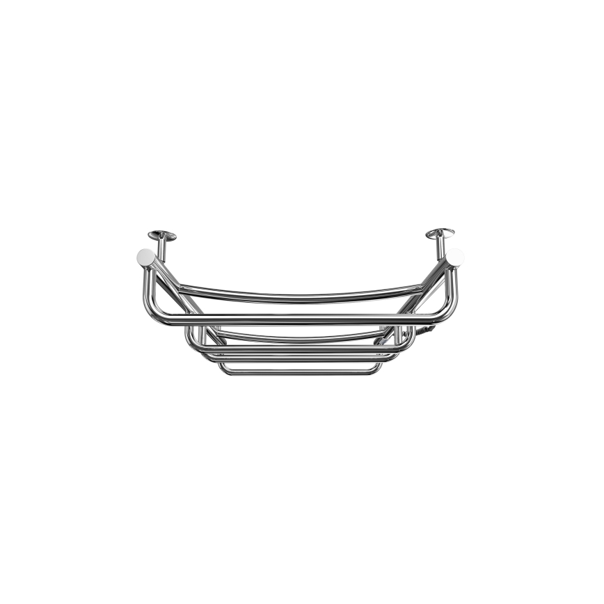 Kupatilski rebrasti radijator LUX 105W/230V 81x52 cm inox/sjajni hrom desni