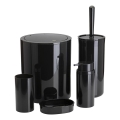 Kupatilski set CARMEN, 5 delova, crne boje