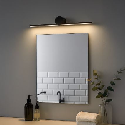 Kupatilsko LED osvetljenje za ogledalo ARTIST LED/6W/230V 40 cm IP44 crna