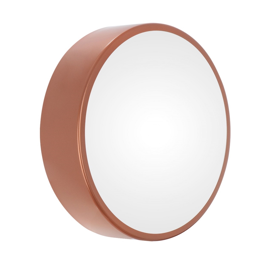 Kupatilsko plafonsko svetlo CLEO 2xE27/24W/230V prečnika 30 cm u boji bakra IP54