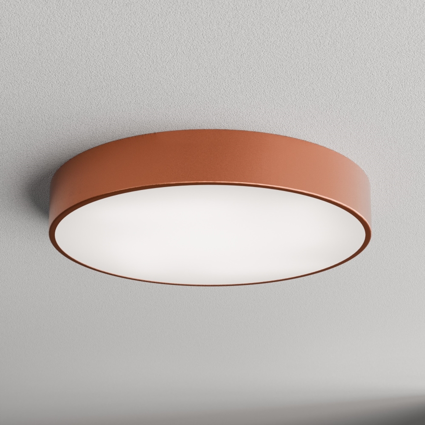 Kupatilsko plafonsko svetlo CLEO 4xE27/24W/230V pr. 50 cm u boji bakra IP54