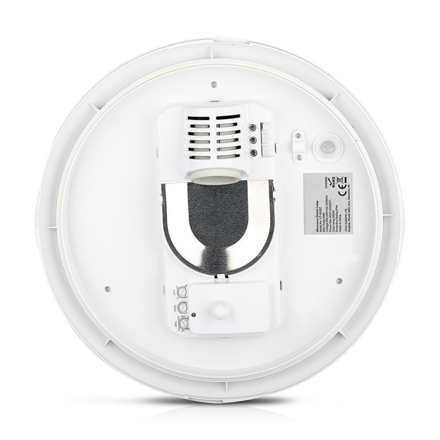 Kupatilsko plafonsko svetlo sa senzorom 1xE27/60W/230V IP44 prečnika 29,6 cm