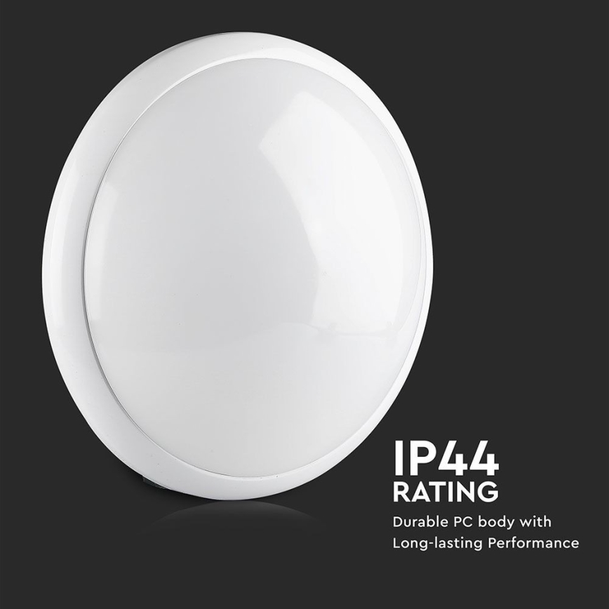 Kupatilsko plafonsko svetlo sa senzorom 1xE27/60W/230V IP44 prečnika 29,6 cm