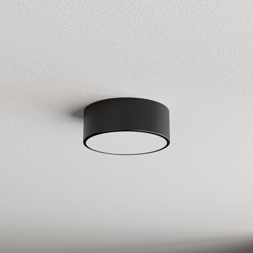 Kupatilsko plafonsko svetlo sa senzorom CLEO 1xE27/24W/230V prečnika 20 cm IP54 crno