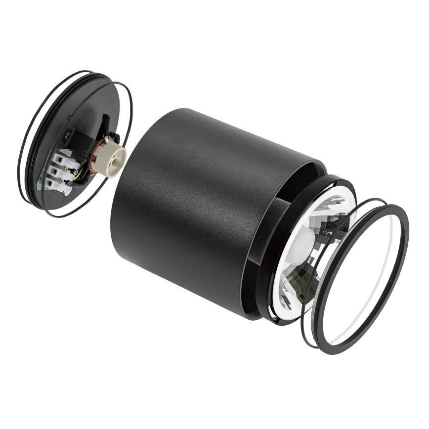 Kupatilsko reflektorsko svetlo CHLOE AR111 1xGU10/12W/230V IP65 okruglo crno
