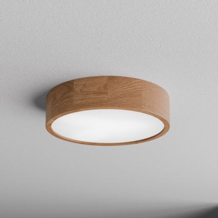 Kupatilsko stropno svetlo CLEO, 3xE27/24W/230V, IP54, prečnik 37,5 cm, hrast