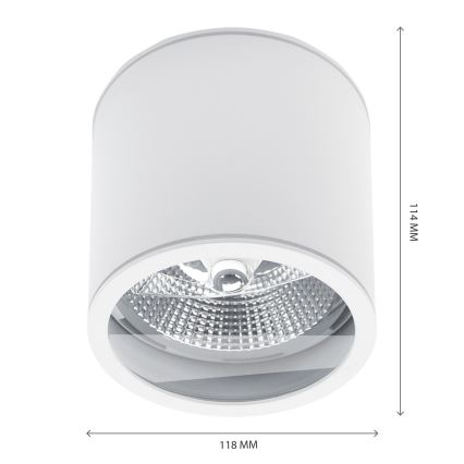 Kupatilsko ugradno spot svetlo CHLOE AR111 1xGU10/15W/230V IP44 okruglo belo
