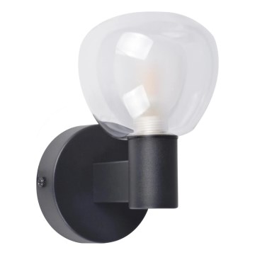 Kupatilsko zidno svetlo POLA 1xG9/5W/230V IP44 crna/prozirna