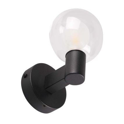 Kupatilsko zidno svetlo POLA 1xG9/5W/230V IP44 crna/prozirna