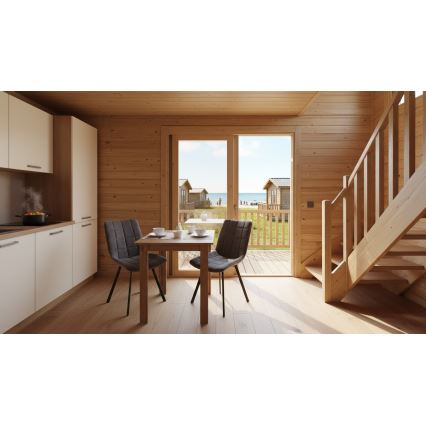 Kvadratni trpezarijski sto LEVI hrast