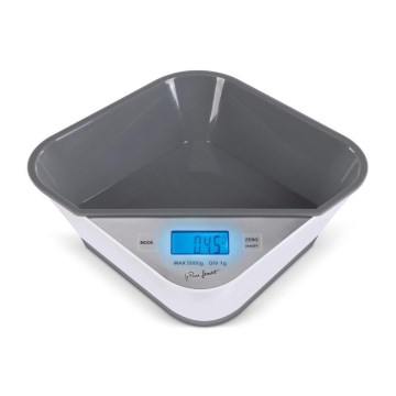 Lamart - Digitalna kuhinjska vaga 2xAAA bela/siva