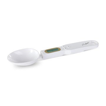 Lamart - Vagajuća kašika sa LCD ekranom 1xCR2032 bela