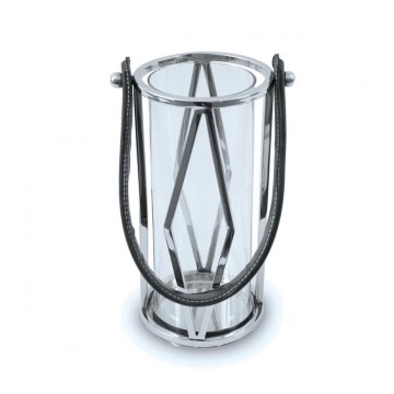 Lampa FRAGIL 26 cm, sjajni hrom/crna