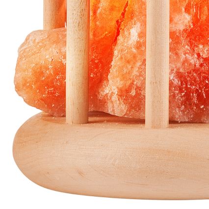 Lampa od soli SALLY 1xE14/25W/230V u boji olše, 1,98 kg