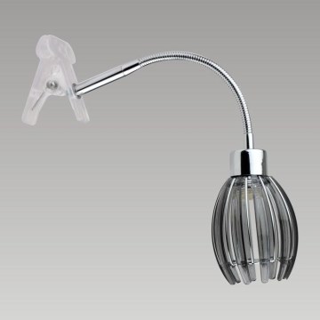 Lampa sa stezaljkom EZZO 1xG9/33W/230V dimljena