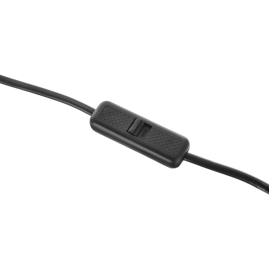 Lampa sa stezaljkom LOLEK 1xE14/24W/230V bela