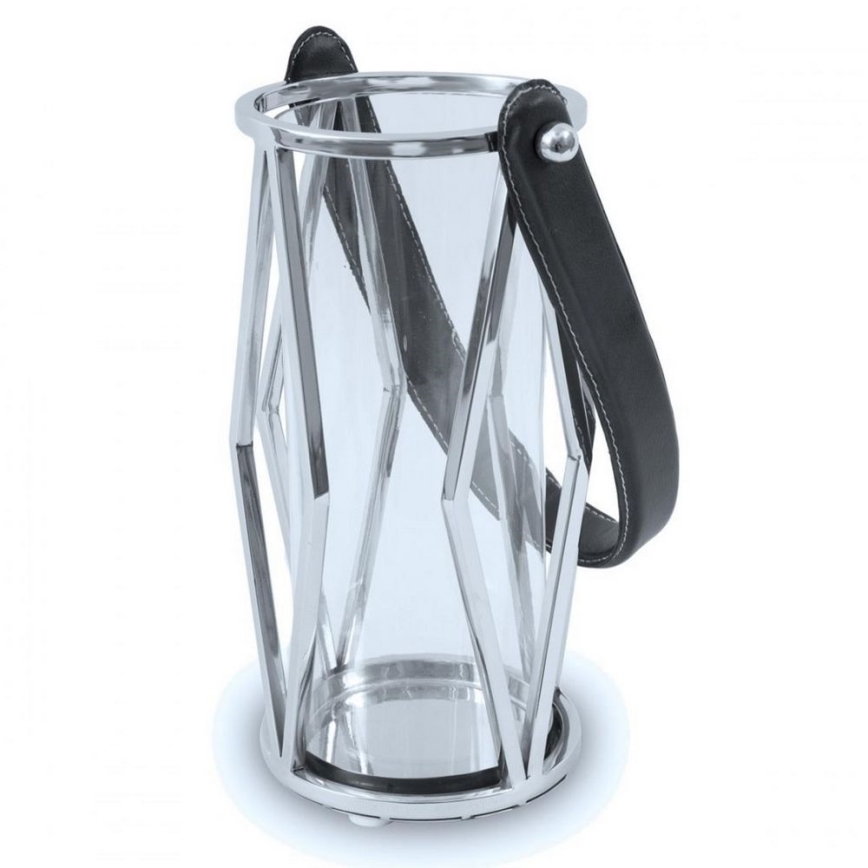 Lampa FRAGIL 26 cm, sjajni hrom/crna