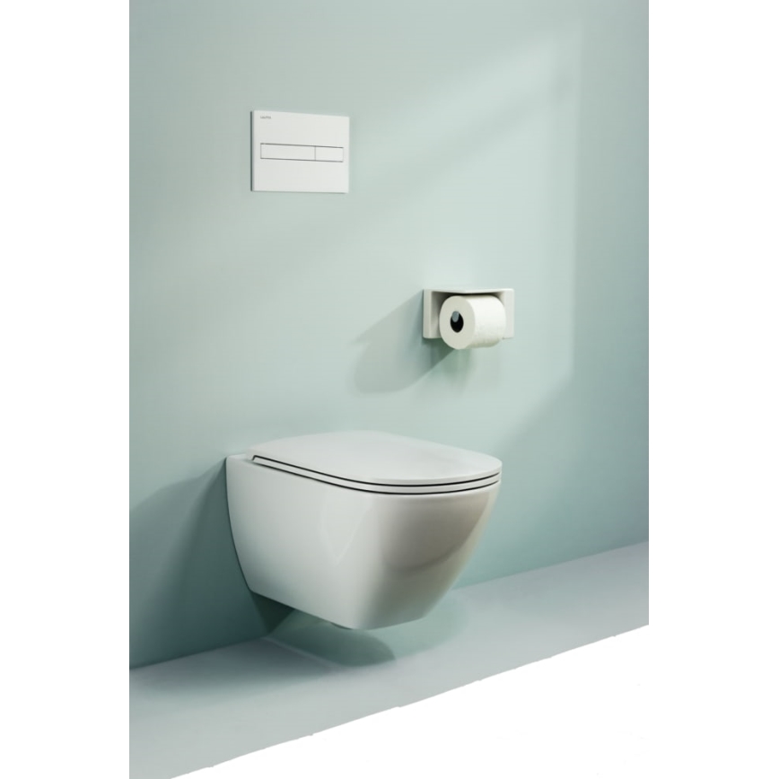 LAUFEN H8660800000001 - Viseća WC šolja LUA keramika/bela + daska za WC prigušiva LUA duroplast/bela