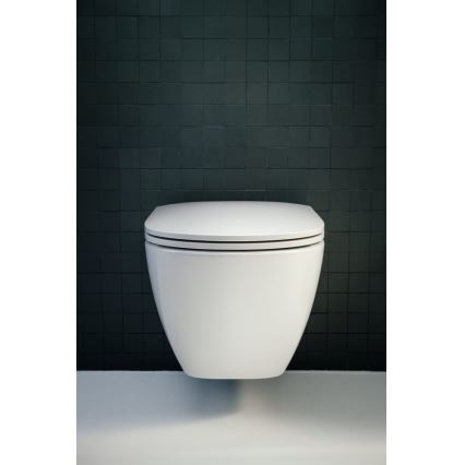 LAUFEN H8660800000001 - Viseća WC šolja LUA keramika/bela + daska za WC prigušiva LUA duroplast/bela