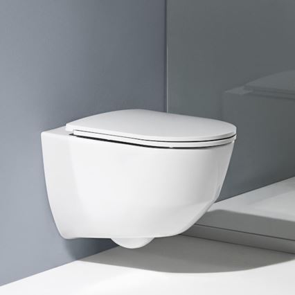 LAUFEN H8669550000001 - Viseća WC školjka PRO keramika/bela + toaletno sedište prigušiva PRO duroplast/bela