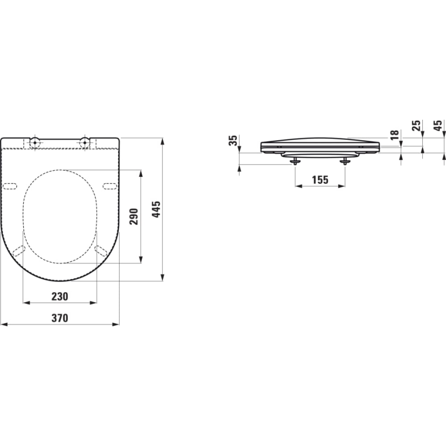 LAUFEN H8989660000001 - WC daska SoftClose PRO duroplast/bela