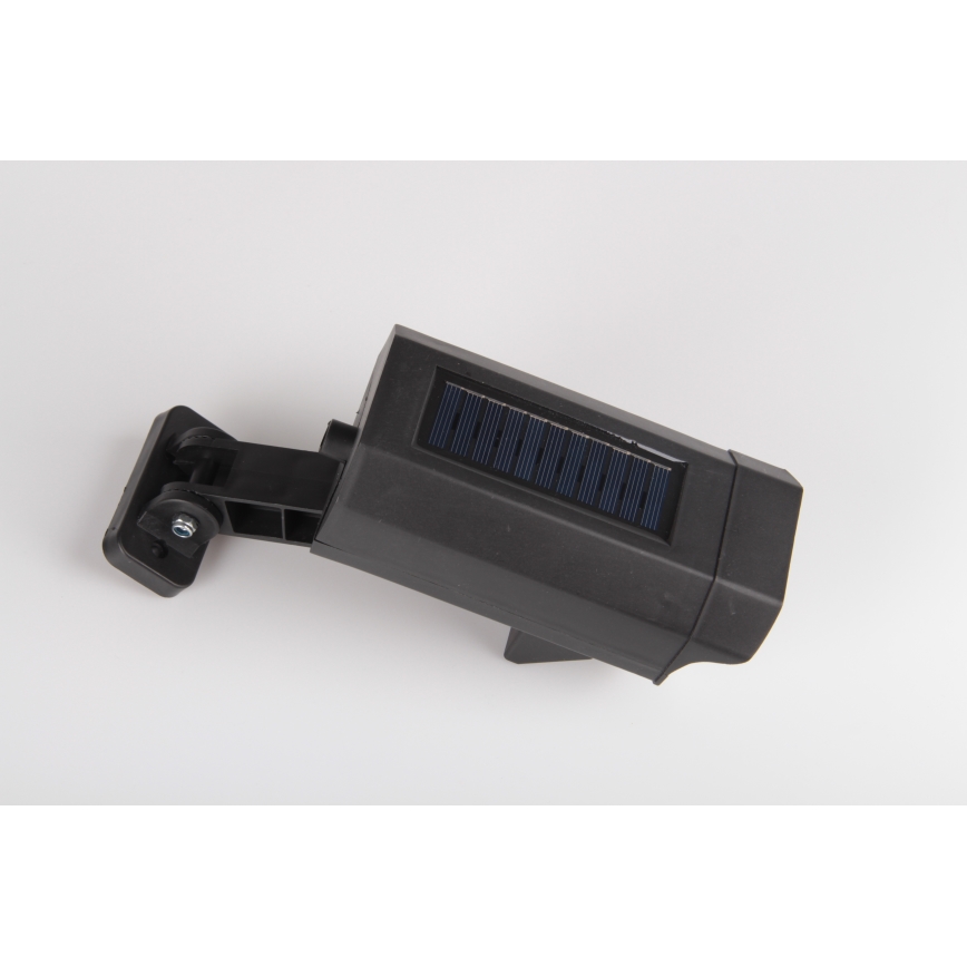 LED maketa sigurnosne kamere sa senzorom i solarnim panelom LED/5W/5,5V 800 mAh IP65 + daljinski upravljač