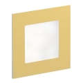 LDST AN-01-SZ-BC9 - LED svetiljka za stepenište ANGEL 9xLED/1,2W/230V zlatna 3500K