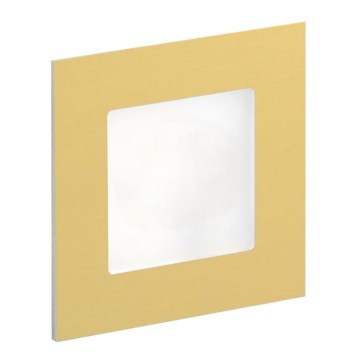 LDST AN-01-SZ-BC9 - LED svetiljka za stepenište ANGEL 9xLED/1,2W/230V zlatna 3500K
