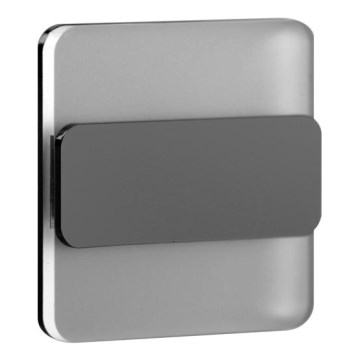 LDST DU-01-SC-BZ8 - LED svetlo za stepenište DUO 8xLED/1,2W/230V sivo