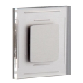 LDST SP-01-SS-BZ8 - LED svetlo za stepenište SPACE 8xLED/1,2W/230V mat hrom 6500K