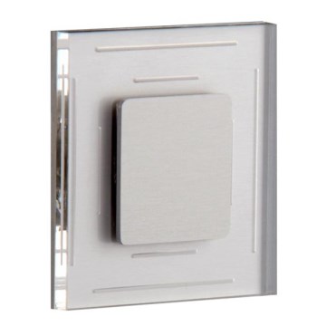 LDST SP-01-SS-BZ8 - LED svetlo za stepenište SPACE 8xLED/1,2W/230V mat hrom 6500K