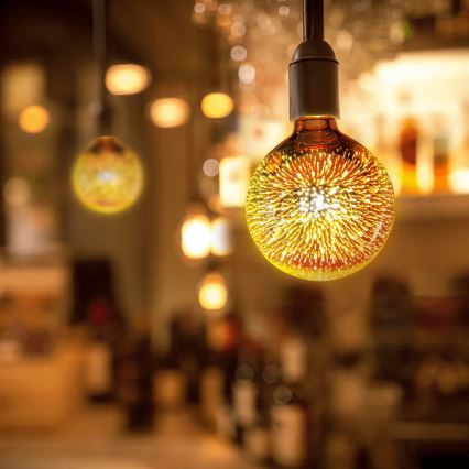 LED 3D dekorativna sijalica E27/4W/230V - Aigostar