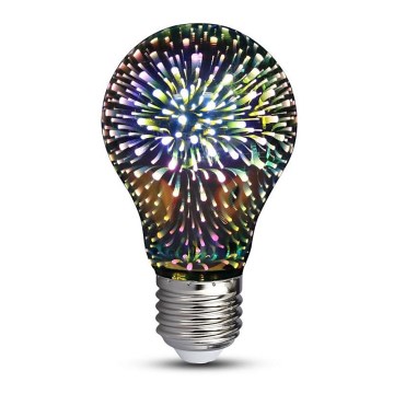 LED 3D Dekorativna sijalica FILAMENT A60 E27/3W/230V 3000K