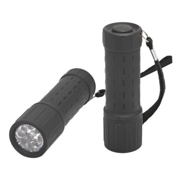 LED baterijska lampa LED/3xAAA crna